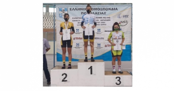 Συγχαρητήρια Κ. Τζιούμη στην Κωνσταντίνα Φαρφαρά για την πρώτη θέση στο Πανελλήνιο Πρωτάθλημα Ποδηλασίας