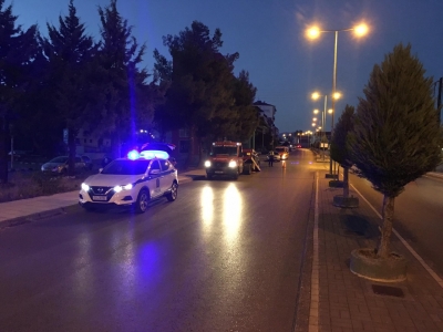 Τροχαίο ατύχημα στην οδό Μουντζουροπούλου