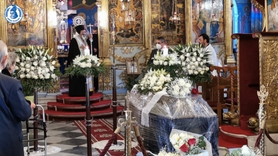 Ο επικήδειος λόγος του Δημάρχου Τρίπολης, Κώστα Τζιούμη, στην κηδεία του Δημήτρη Ταλαγάνη