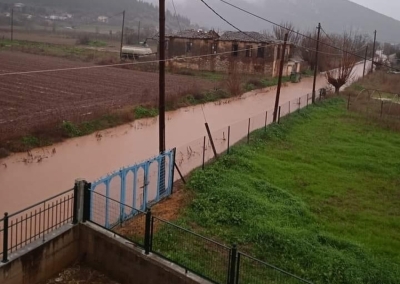 Πλημμύρισε το Ζευγολατιό Αρκαδίας (pics)