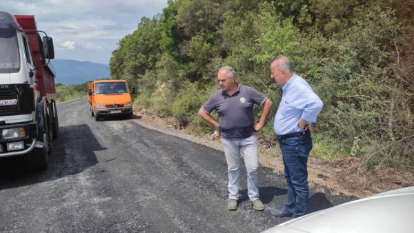 Εμμανουήλ Σκαντζός | Πραγματοποίησε επίσκεψη στο έργο «Συντήρηση, ασφαλτόστρωση της οδού Παλούμπα – Παππαδά»