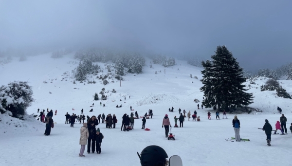Χιονοδρομικό Κέντρο Μαινάλου: Φανταστικός καιρός και φρέσκο χιόνι (pics)